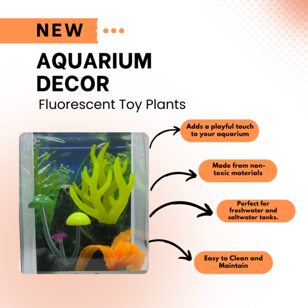 Aquarium Decor- Toy Plants-Features